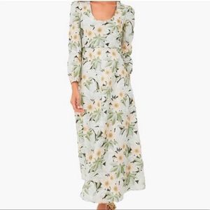 NWT Tuckernuck Maison Des Fleurs Sage Dress (S)